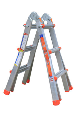 Thang nhôm gấp chữ A khóa tự động NIKITA AD03