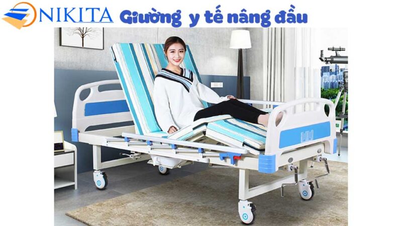 giường y tế nâng đầu