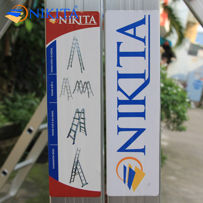 Hướng dẫn sử dụng thang nhôm chữ A 2M NIKITA A20 an toàn Thang nhôm chữ A khóa tự động NIKITA