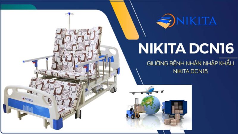 Giường bệnh nhân nhập khẩu Nikita DCN16 đa chức năng