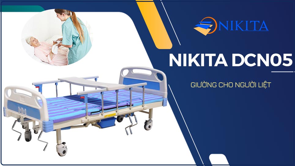Giường cho người liệt Nikita DCN05 hỗ trợ bệnh nhân liệt như thế nào?